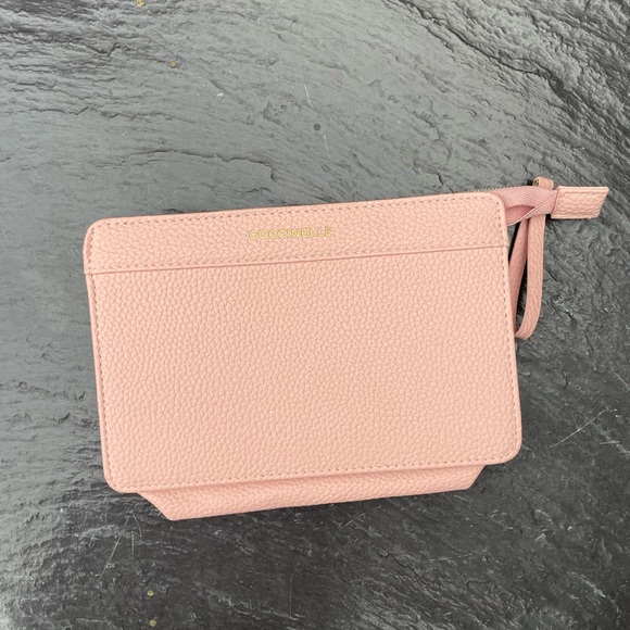 NWOT Coccinelle pink clutch - Picture 1 of 4